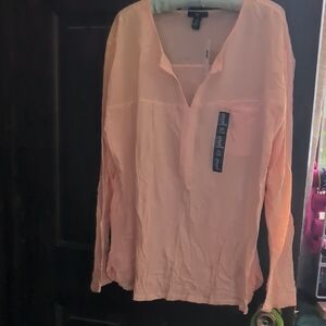 Gap Peach Long Sleeve Women's Top